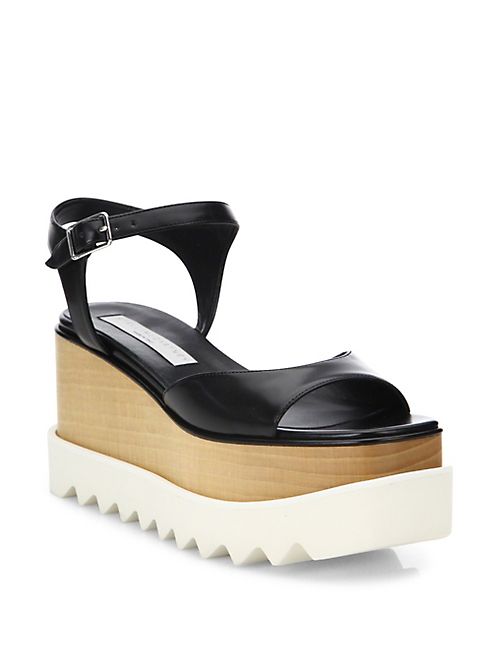 Stella McCartney - Buckled Ankle Platform Sandals