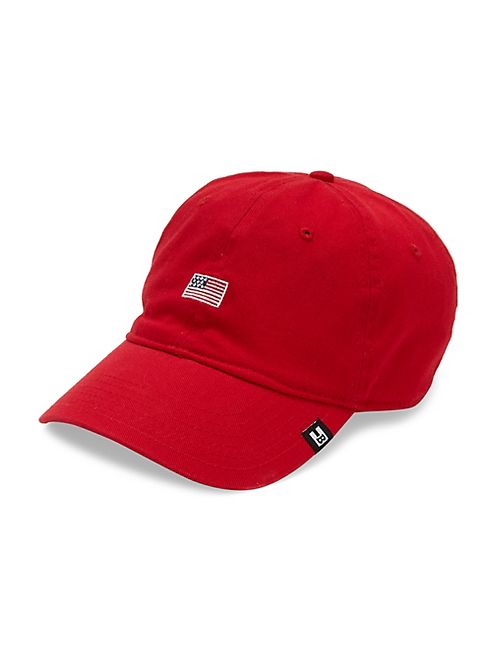 Block Headwear - Flag Embroidered Adjustable Washed Cap