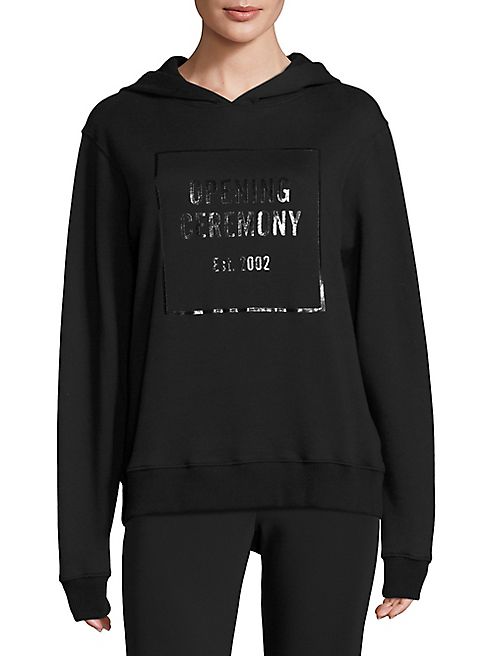 Opening Ceremony - Cotton Hooded Logo Sweatshirt