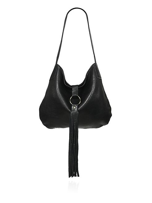 MR. - Mr. Crawford Fringe Leather Hobo Bag