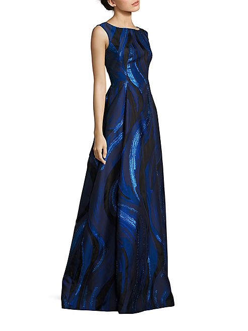 Alberta Ferretti - Sleeveless Printed Gown