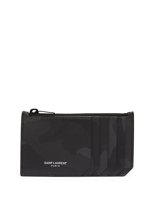 Saint Laurent - Camouflage Calf Leather Wallet