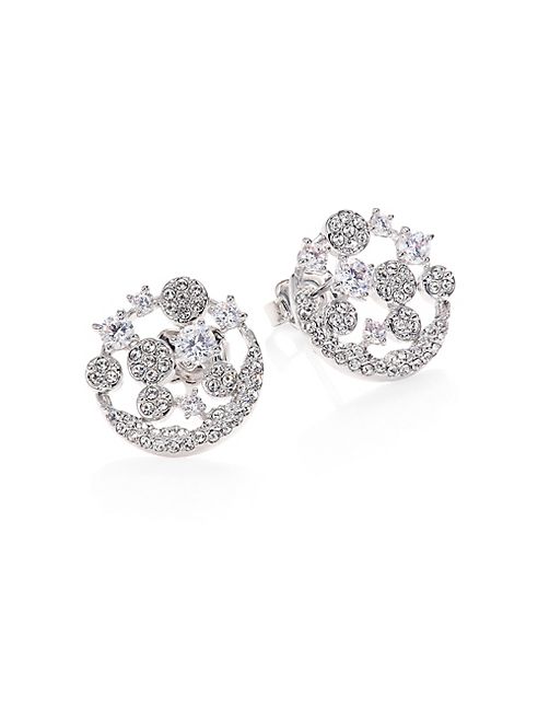 Adriana Orsini - Dazzle Crystal Button Stud Earrings