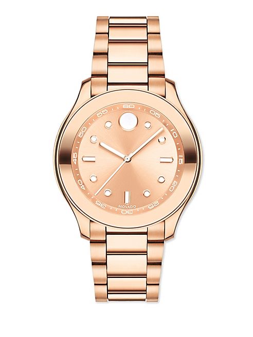 Movado - Bold Rose Goldtone Stainless Steel Bracelet Sport Watch