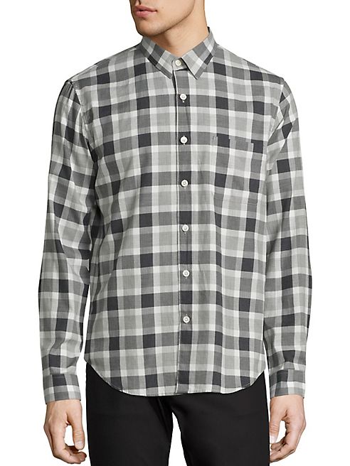 Theory - Rammy.Sterlingt Plaid Shirt