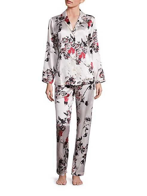 Saks Fifth Avenue Collection - Floral Print Pajama Set