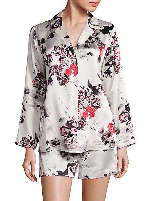 Saks Fifth Avenue Collection - Silk Pajama Set