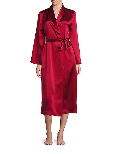 Saks Fifth Avenue Collection - Silk Long Robe