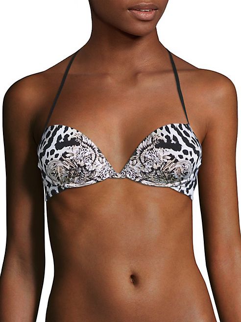 Roberto Cavalli - Triangolo Pushup Bikini Top