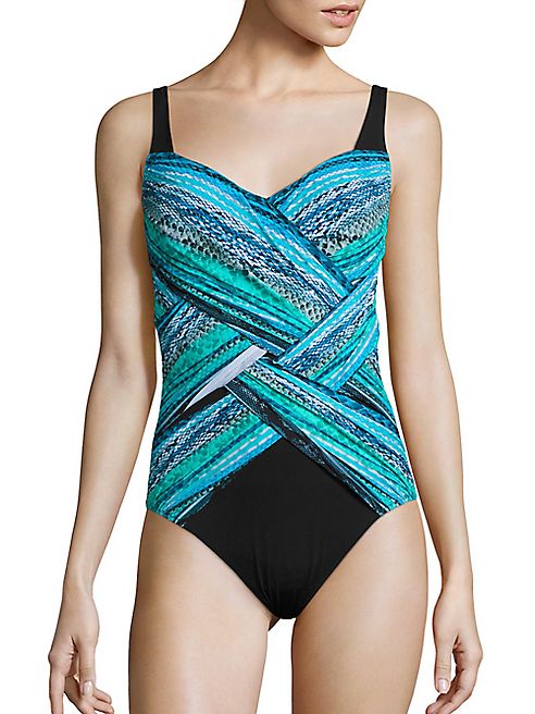 Gottex Swim - Snake Printed One-Piece Swimsuit