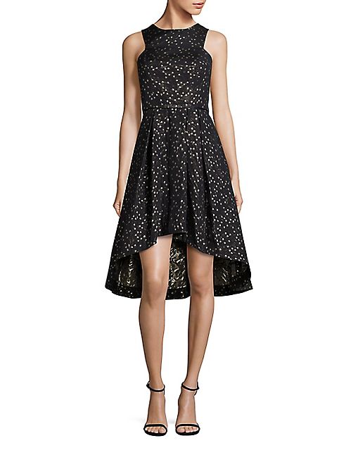 Shoshanna - Star Jacquard Hi-Lo Dress