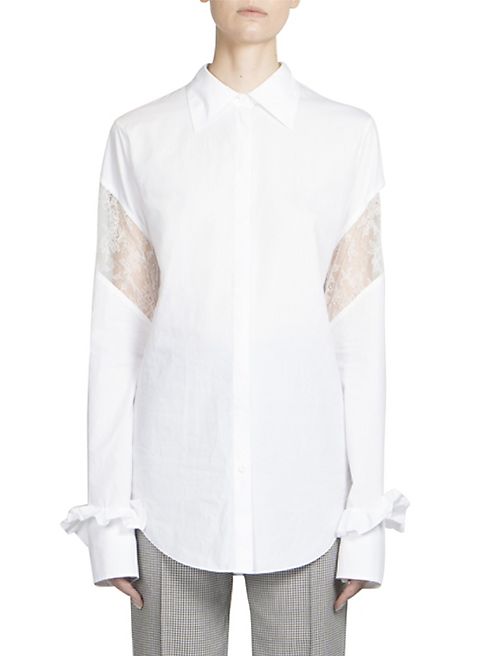 Nina Ricci - Cotton Button Front Blouse