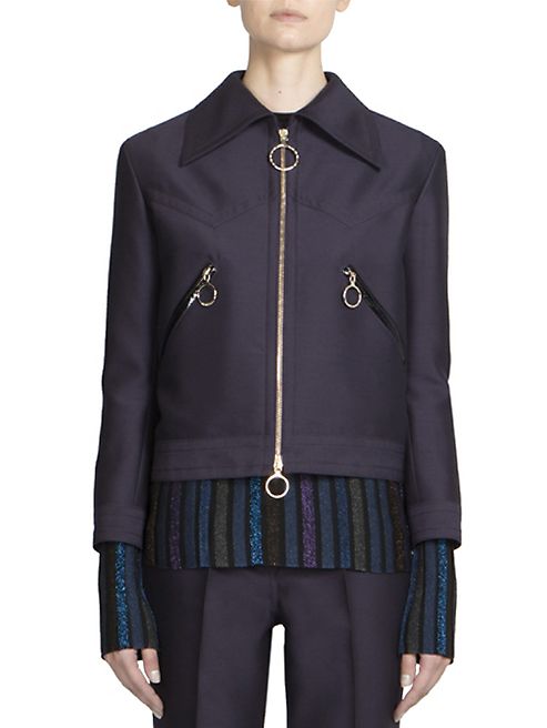 Nina Ricci - Wool Silk Cropped Jacket