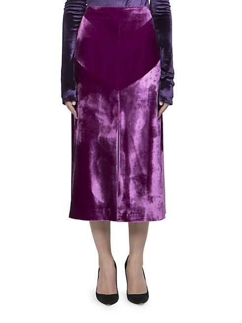 Nina Ricci - Stretch Velvet Skirt