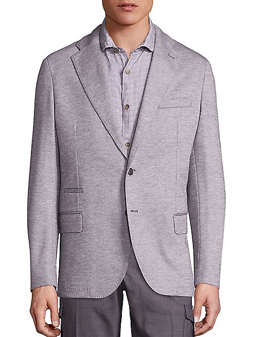 Eleventy - Modern-Fit Cotton & Wool Jacket