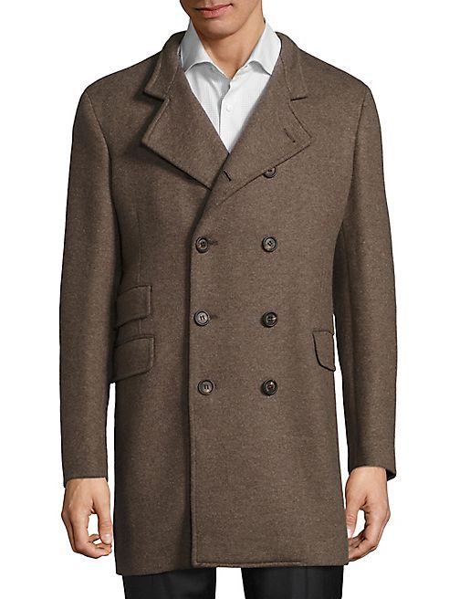 Eleventy - Double-Breasted Officer Coat