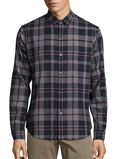 Theory - Rammis Dolton Plaid Shirt