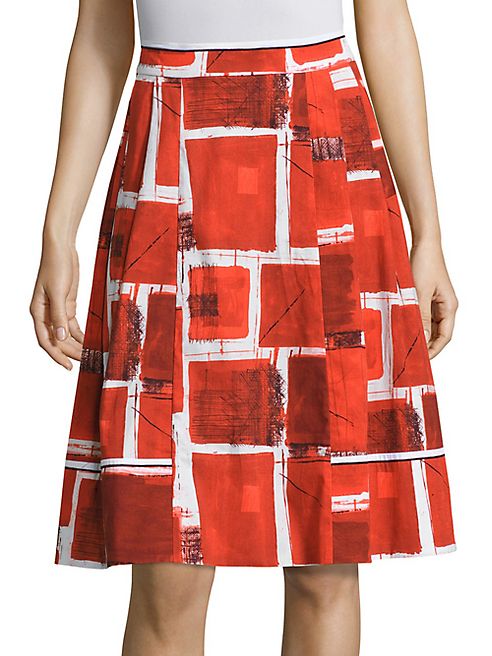 Piazza Sempione - Square Printed Skirt