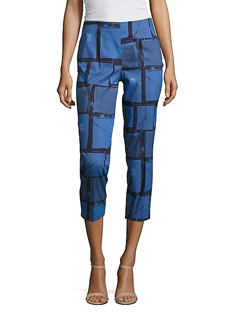 Piazza Sempione - Printed Cropped Pants