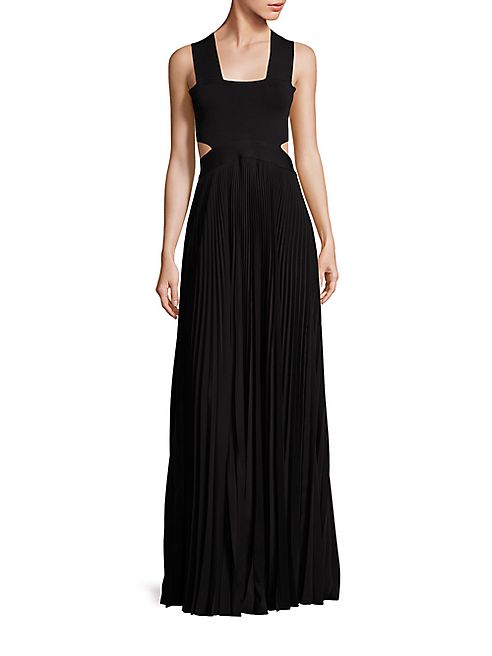 A.L.C. - Accordion Pleated Cutout Gown