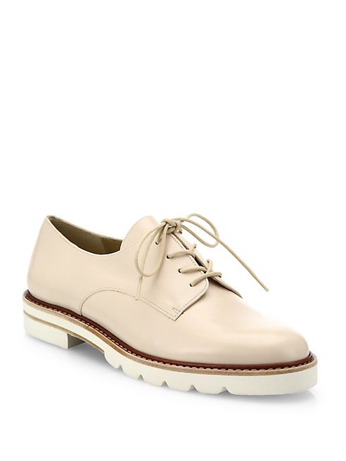 Stuart Weitzman - Metro Leather Oxfords