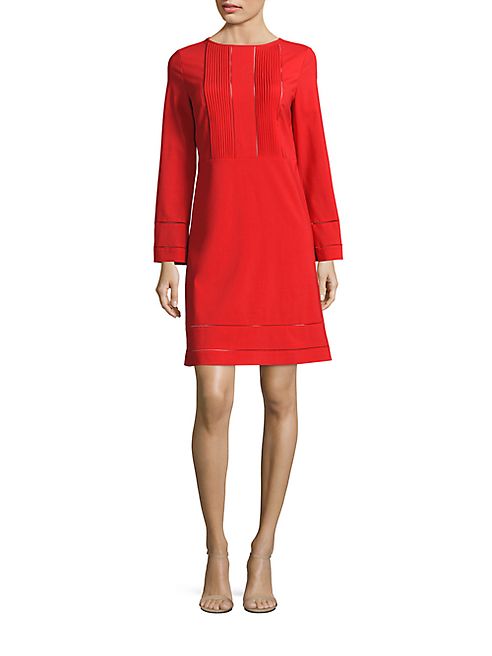 Piazza Sempione - Pleated Ajour Shift Dress