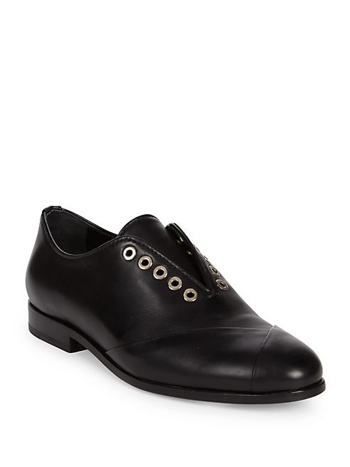 Lanvin - Laceless Leather Loafers