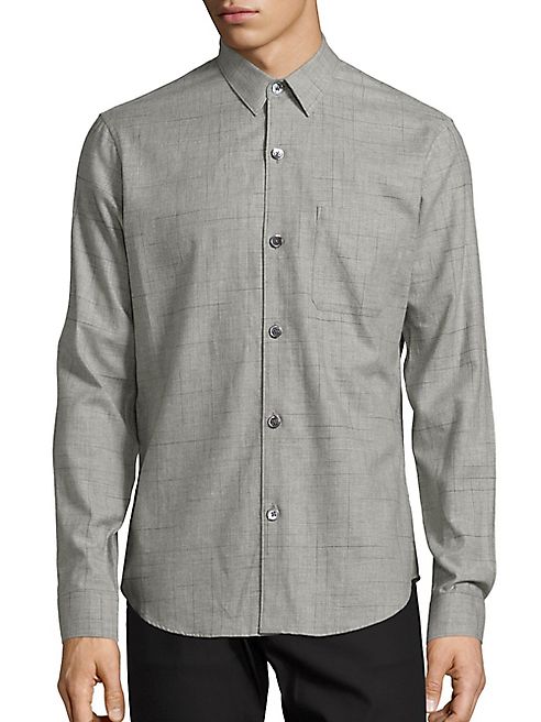 Theory - Rammis Valmeyer Plaid Button-Down Shirt