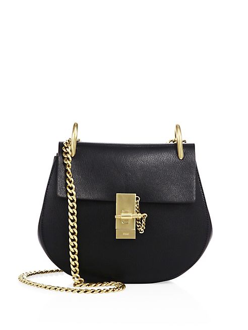 Chloé - Drew Small Leather Saddle Crossbody Bag