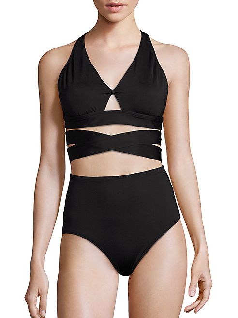 Proenza Schouler - Two-Piece Solid Bikini