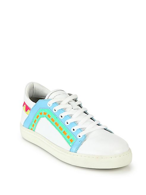 Sophia Webster - Riko Leather Low-Top Sneakers