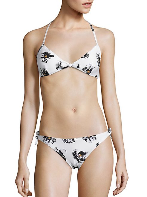 Proenza Schouler - Two-Piece Falling Flowers Bikini