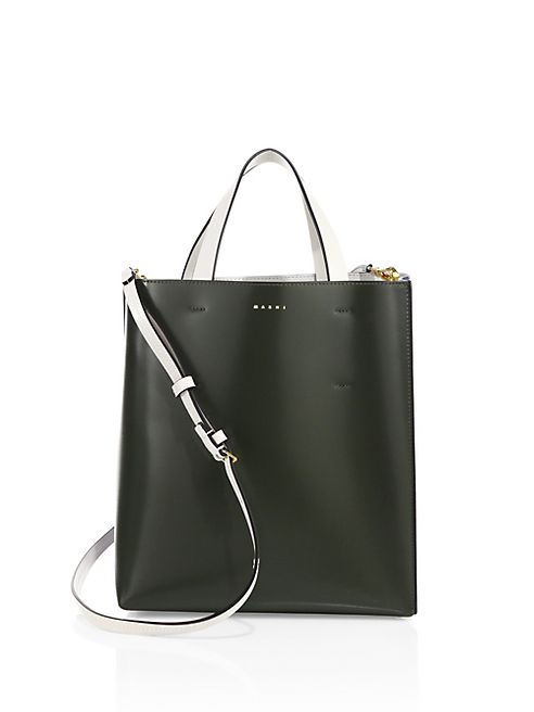 Marni - Two-Tone Leather Shopping Bag