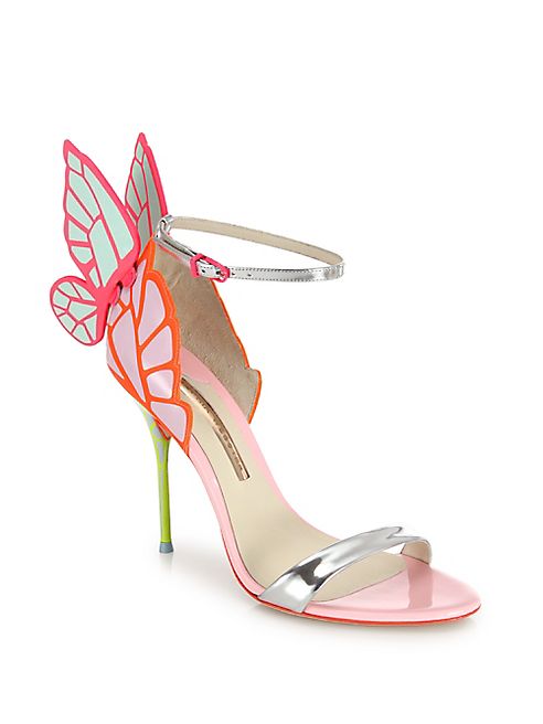 Sophia Webster - Chiara Patent & Metallic Leather Sandals