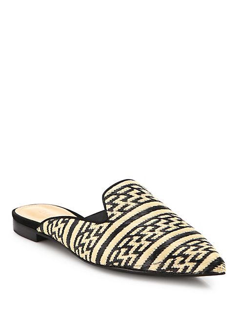 Schutz - Renly Raffia Mule Slides