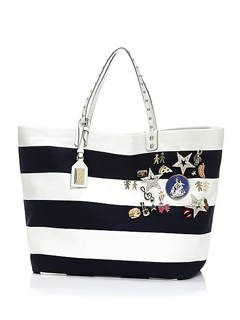 Dolce & Gabbana - Striped Canvas Tote