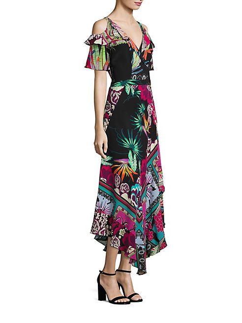 Etro - Cold Shoulder Printed Dress