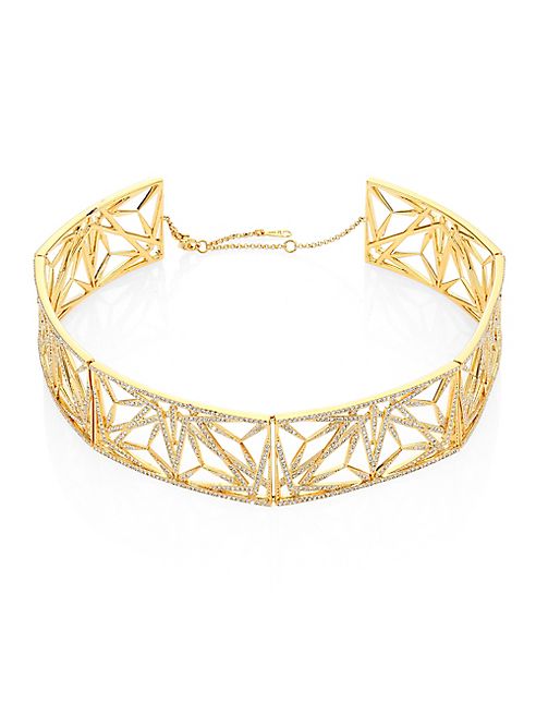 Adriana Orsini - Statement Pavé Choker