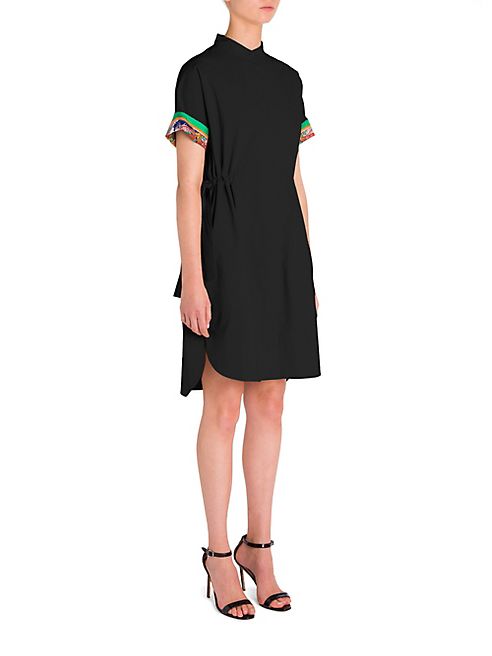 Emilio Pucci - Tie Waist Poplin Dress