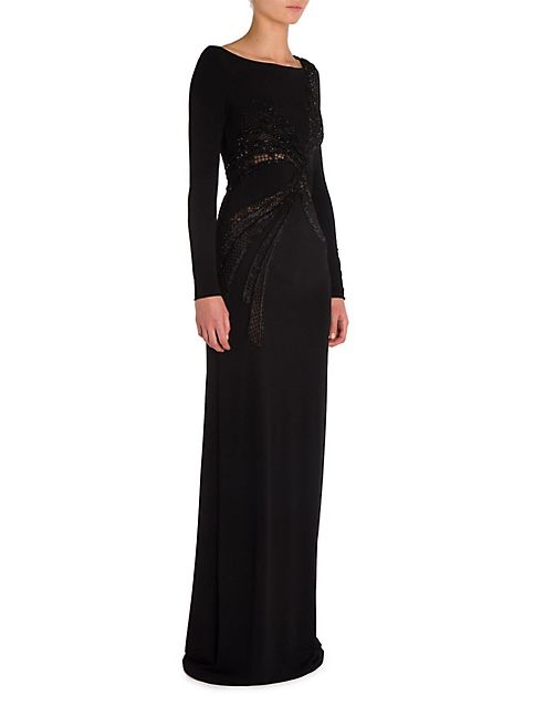 Emilio Pucci - Jersey Embroidered Gown