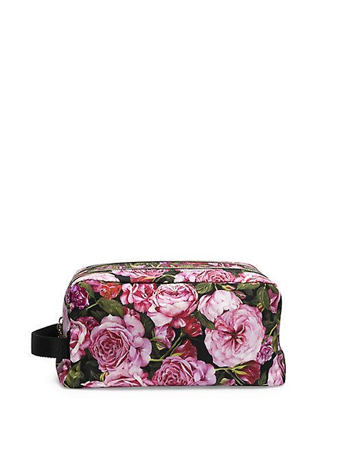 Dolce & Gabbana - Necessaire Floral-Print Nylon Double-Zip Cosmetic Case