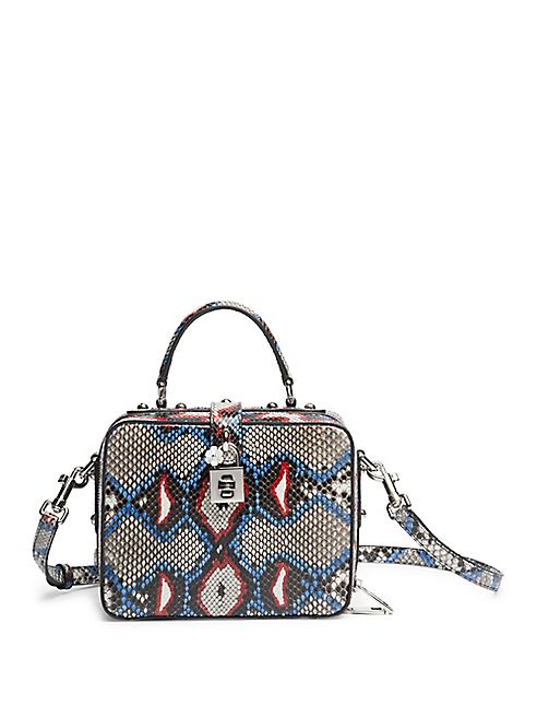 Dolce & Gabbana - Miss Dolce Python Top-Handle Bag