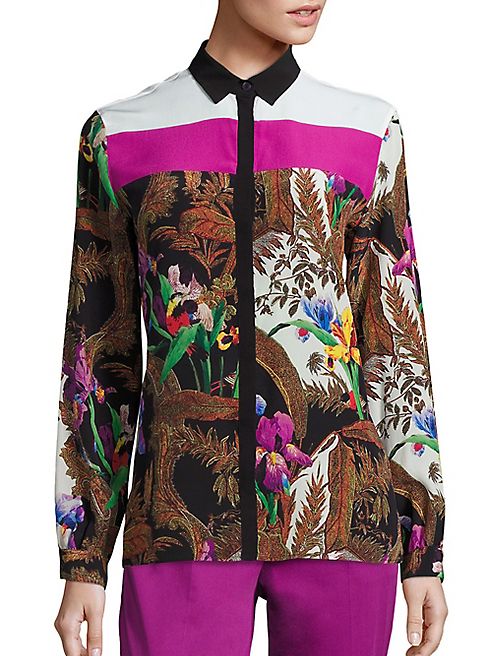 Etro - Jungle Button Front Blouse