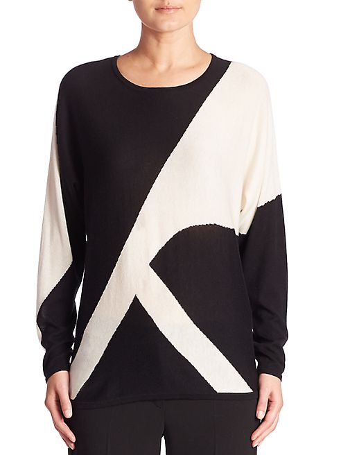 Max Mara - Caracas Long Sleeve Swirl Top