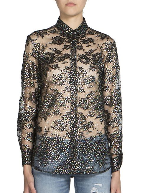 Saint Laurent - Star Printed Blouse