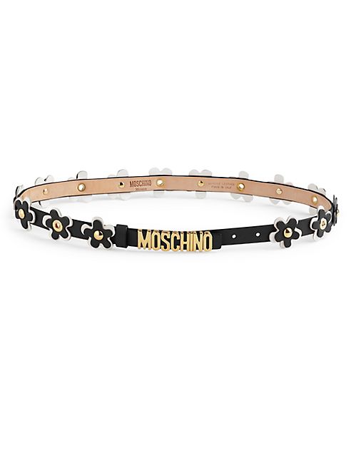 Moschino - 3D Flower Vinyl Belt