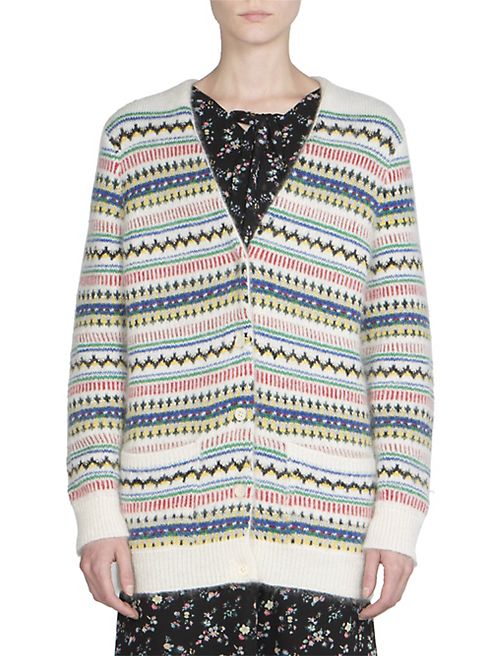 Saint Laurent - Wool-Blend Fair Isle Cardigan