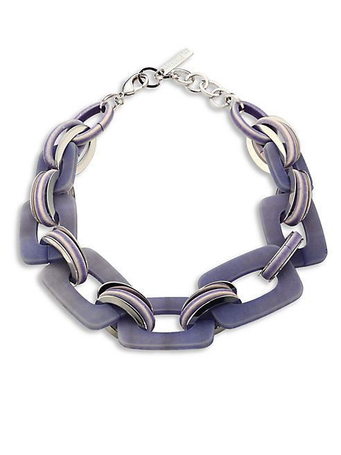 Lafayette 148 New York - Gradient Finish Square Link Necklace