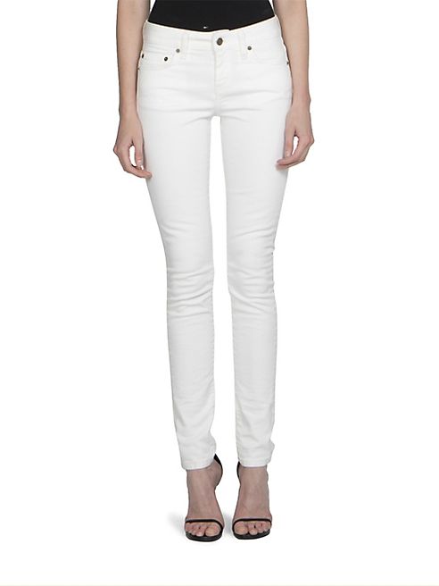 Saint Laurent - Low Waist Skinny Jeans