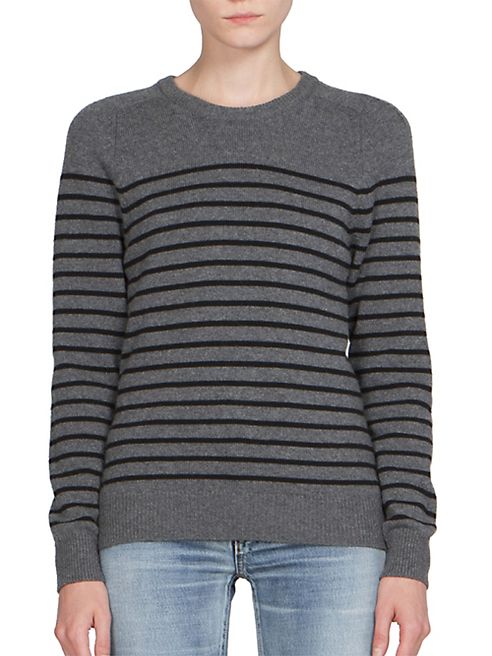 Saint Laurent - Distressed Boyfriend Sweater